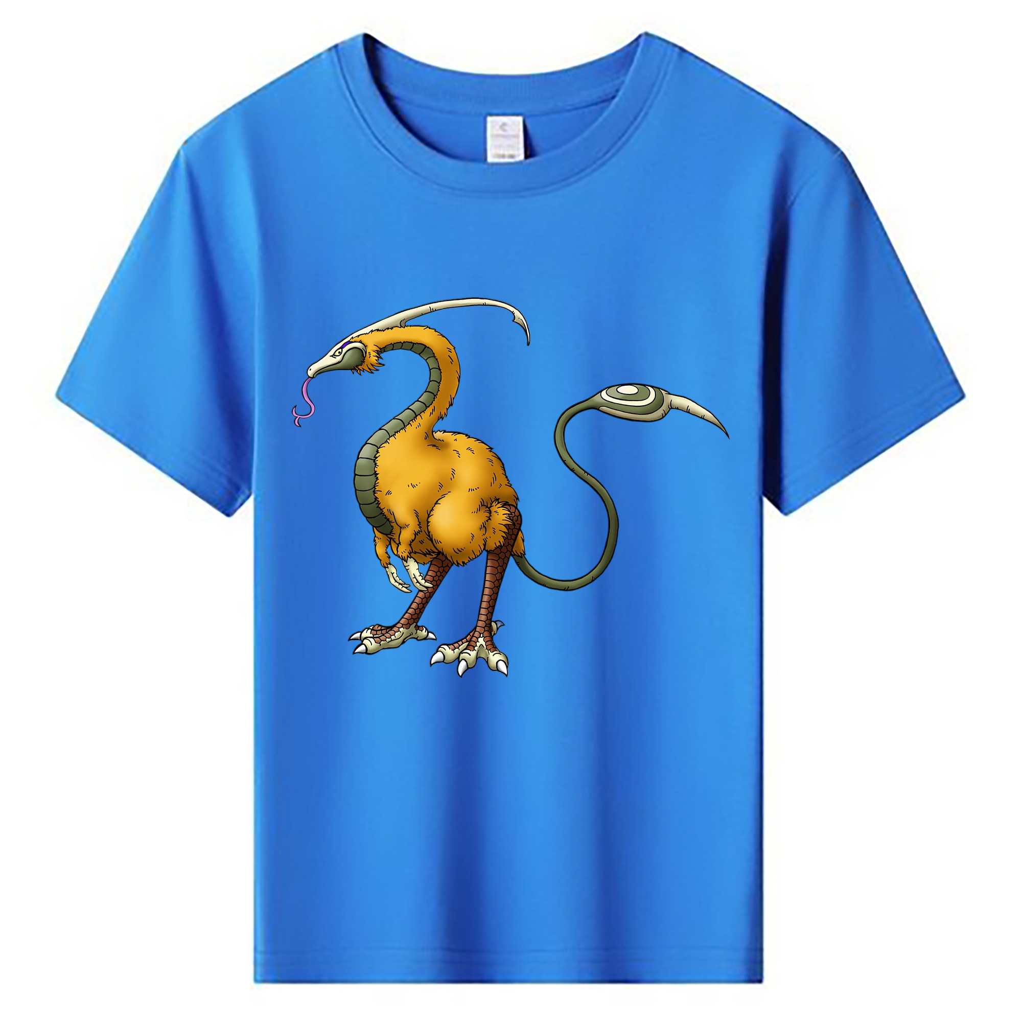 （画像用） ドラゴンクエスト Doragon Kuesuto Dragon Quest 綿100％キッズTシャツ（フロントプリント）